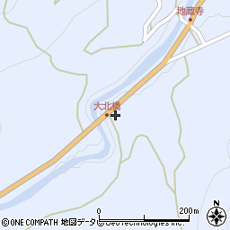 高知県土佐郡土佐町地蔵寺1649周辺の地図