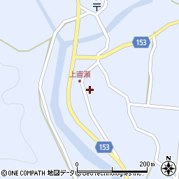 愛媛県上浮穴郡久万高原町直瀬2787周辺の地図