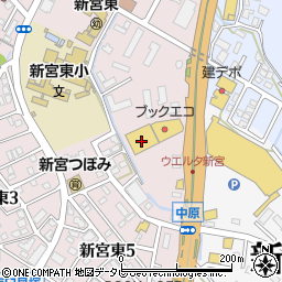ベスト電器新宮店周辺の地図