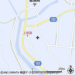 愛媛県上浮穴郡久万高原町直瀬2881周辺の地図