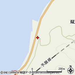愛媛県伊予市双海町高野川318周辺の地図