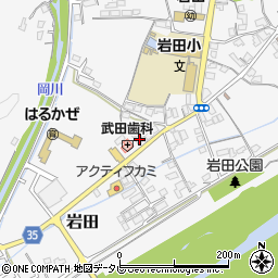 和歌山県西牟婁郡上富田町岩田1647-4周辺の地図