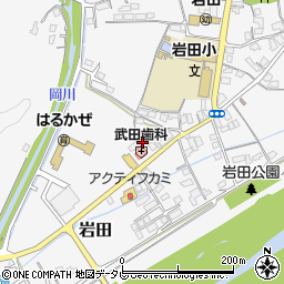 和歌山県西牟婁郡上富田町岩田1650周辺の地図