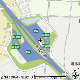 ＥＮＥＯＳ東九州自動車道（下り）今川パーキングエリアＳＳ周辺の地図