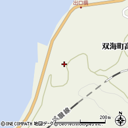 愛媛県伊予市双海町高野川523周辺の地図
