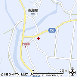 愛媛県上浮穴郡久万高原町直瀬2888周辺の地図