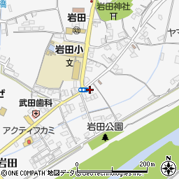 和歌山県西牟婁郡上富田町岩田1577周辺の地図