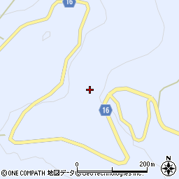高知県土佐郡土佐町地蔵寺671周辺の地図