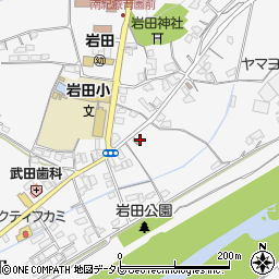 和歌山県西牟婁郡上富田町岩田1578周辺の地図