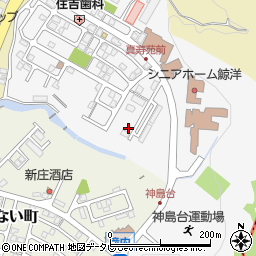 和歌山県田辺市神島台20周辺の地図