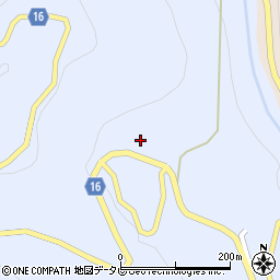 高知県土佐郡土佐町地蔵寺713周辺の地図