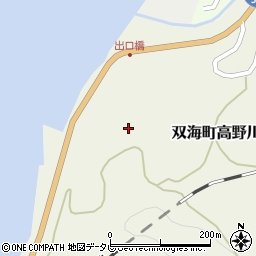 愛媛県伊予市双海町高野川513周辺の地図