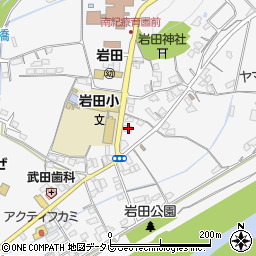 和歌山県西牟婁郡上富田町岩田1641周辺の地図