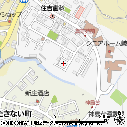 和歌山県田辺市神島台22周辺の地図