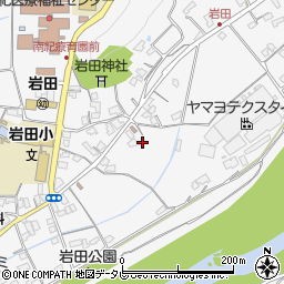 和歌山県西牟婁郡上富田町岩田1605-4周辺の地図