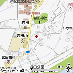 和歌山県西牟婁郡上富田町岩田1629-1周辺の地図