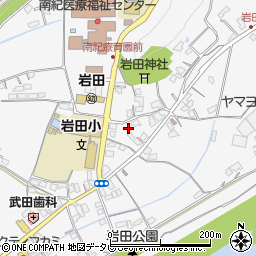和歌山県西牟婁郡上富田町岩田1629周辺の地図