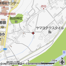 和歌山県西牟婁郡上富田町岩田1610周辺の地図