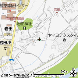 和歌山県西牟婁郡上富田町岩田1612周辺の地図