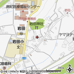 和歌山県西牟婁郡上富田町岩田1769-6周辺の地図