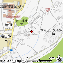 和歌山県西牟婁郡上富田町岩田1621周辺の地図