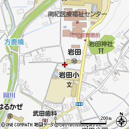 和歌山県西牟婁郡上富田町岩田1759-2周辺の地図