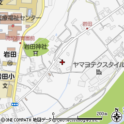 和歌山県西牟婁郡上富田町岩田1620周辺の地図