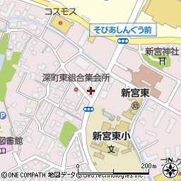 ファミリーマート新宮深町店周辺の地図