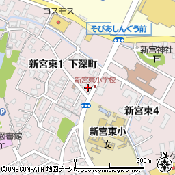 ファミリーマート新宮深町店周辺の地図