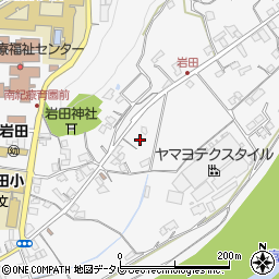 和歌山県西牟婁郡上富田町岩田1614周辺の地図