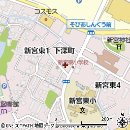 ビジターハイツ新宮ＭＮ５１周辺の地図