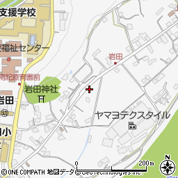 和歌山県西牟婁郡上富田町岩田1617周辺の地図