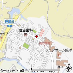 和歌山県田辺市神島台3周辺の地図