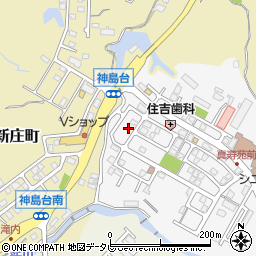 和歌山県田辺市神島台15周辺の地図