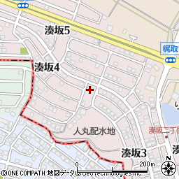 福岡県糟屋郡新宮町湊坂周辺の地図