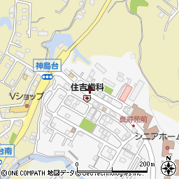 和歌山県田辺市神島台2周辺の地図