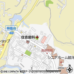 和歌山県田辺市神島台4周辺の地図