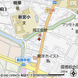 西日本新聞エリアセンター新宮周辺の地図