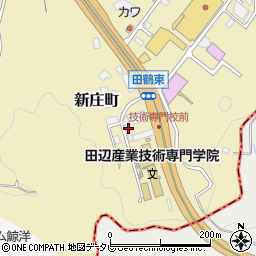和歌山県田辺市新庄町1745-5周辺の地図