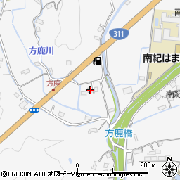 和歌山県西牟婁郡上富田町岩田1862周辺の地図