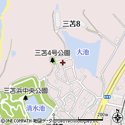三苫4号公園周辺の地図