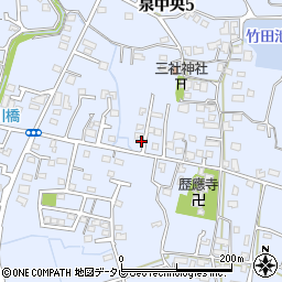 福岡県行橋市泉中央周辺の地図