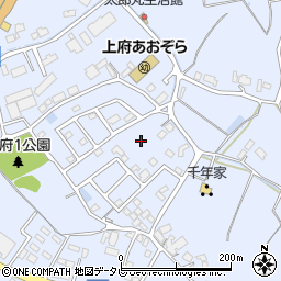 福岡県糟屋郡新宮町上府周辺の地図