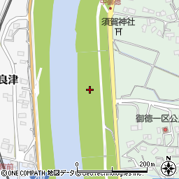 飯塚直方自転車道線周辺の地図