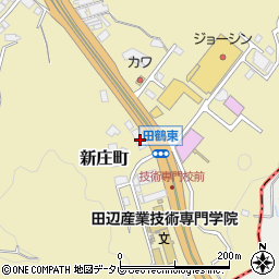 トヨタモビリティパーツ田辺営業所周辺の地図