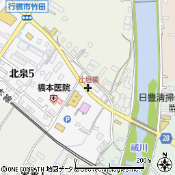 辻垣橋周辺の地図