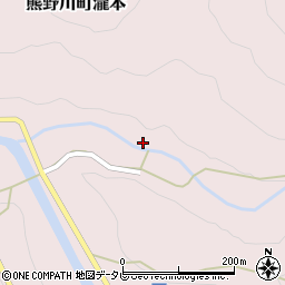 和歌山県新宮市熊野川町瀧本263周辺の地図