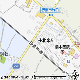 マルヰガス行橋株式会社周辺の地図