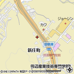 株式会社新宮看板広告　田辺営業所周辺の地図