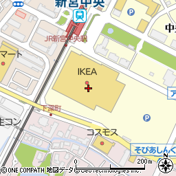 ＩＫＥＡ福岡新宮周辺の地図